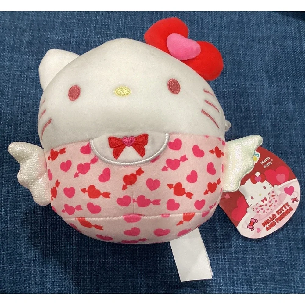 Squishmallows 2025 Valentine Day Hello Kitty RARE Plush